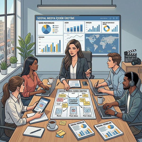 Dijital İçerik Üretimi Görseli